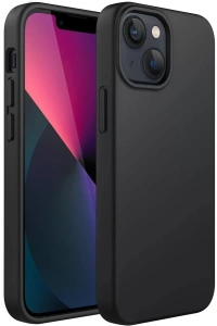 Apple iPhone 14 Plus Kılıf First Silikon - Siyah