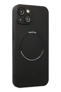 Apple iPhone 14 Plus Kılıf Jack Magneticsafe Lens Silikon - Siyah