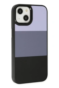 Apple iPhone 14 Plus Kılıf King Kapak - Lila-Siyah