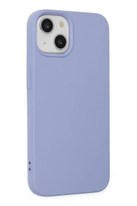 Apple iPhone 14 Plus Kılıf Nano içi Kadife Silikon - Lila