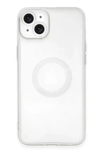 Apple iPhone 14 Plus Kılıf Santa Lens Silikon - Şeffaf