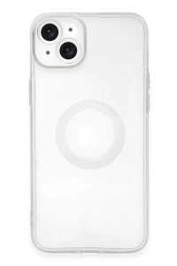 Apple iPhone 14 Plus Kılıf Santa Lens Silikon - Şeffaf