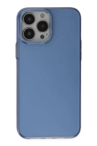 Apple iPhone 14 Pro Kılıf Anka PC Sert Metal Kapak - Mavi