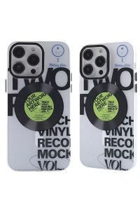 Apple iPhone 14 Pro Kılıf Apollo Magneticsafe Desenli Kapak - Apollo Şeffaf - 5
