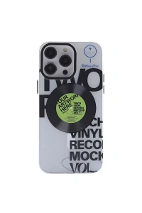 Apple iPhone 14 Pro Kılıf Apollo Magneticsafe Desenli Kapak - Apollo Şeffaf - 5