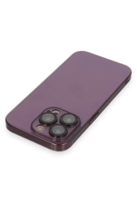 Apple iPhone 14 Pro Kılıf Armada Lensli Kapak - Derin Mor