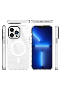 Apple iPhone 14 Pro Kılıf Beta Magneticsafe Silikon - Şeffaf