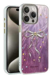 Apple iPhone 14 Pro Kılıf Blade Aynalı Desenli Kapak - Desen 1