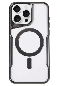 Apple iPhone 14 Pro Kılıf Boyi Magsafe Silikon Kapak - Siyah