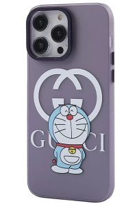 Apple iPhone 14 Pro Kılıf Desenli Kapak - Mor - 3