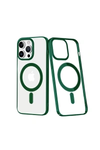 Apple iPhone 14 Pro Kılıf Element Magneticsafe Sert Kapak - Köknar Yeşili