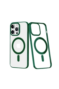 Apple iPhone 14 Pro Kılıf Element Magneticsafe Sert Kapak - Köknar Yeşili