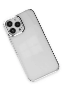 Apple iPhone 14 Pro Kılıf Element Silikon - Gümüş
