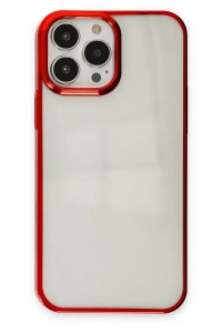 Apple iPhone 14 Pro Kılıf Element Silikon - Kırmızı