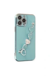 Apple iPhone 14 Pro Kılıf Esila Silikon - Su Yeşili