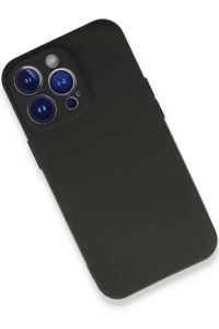 Apple iPhone 14 Pro Kılıf First Silikon - Siyah