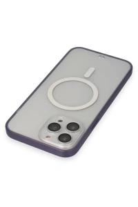 Apple iPhone 14 Pro Kılıf Grand Magneticsafe Kapak - Mor