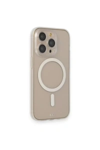 Apple iPhone 14 Pro Kılıf Grand Magneticsafe Kapak - Şeffaf