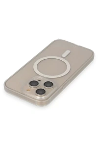 Apple iPhone 14 Pro Kılıf Grand Magneticsafe Kapak - Şeffaf