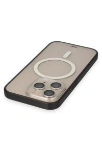 Apple iPhone 14 Pro Kılıf Grand Magneticsafe Kapak - Siyah