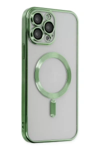 Apple iPhone 14 Pro Kılıf Kross Magneticsafe Kapak - Koyu Yeşil