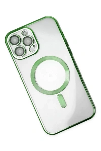 Apple iPhone 14 Pro Kılıf Kross Magneticsafe Kapak - Koyu Yeşil