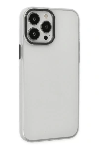 Apple iPhone 14 Pro Kılıf Modos Metal Kapak - Şeffaf