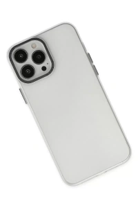 Apple iPhone 14 Pro Kılıf Modos Metal Kapak - Şeffaf
