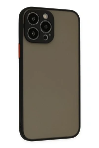 Apple iPhone 14 Pro Kılıf Montreal Silikon Kapak - Siyah