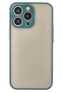 Apple iPhone 14 Pro Kılıf Montreal Silikon Kapak - Yeşil