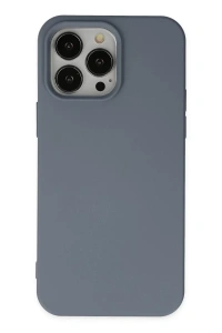Apple iPhone 14 Pro Kılıf Nano içi Kadife Silikon - Gri