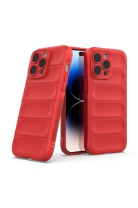 Apple iPhone 14 Pro Kılıf Optimum Silikon - Kırmızı