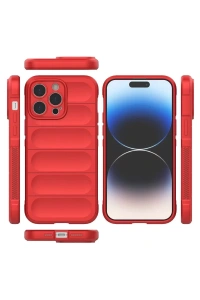 Apple iPhone 14 Pro Kılıf Optimum Silikon - Kırmızı