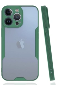 Apple iPhone 14 Pro Kılıf Platin Silikon - Yeşil