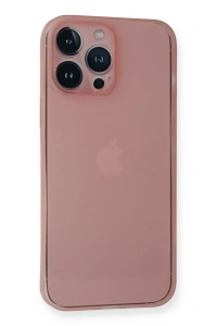 Apple iPhone 14 Pro Kılıf PP Ultra İnce Kapak - Pembe
