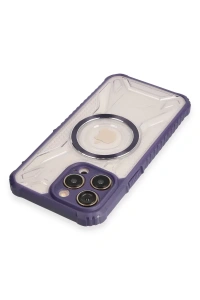 Apple iPhone 14 Pro Kılıf Prag Magneticsafe Kapak - Derin Mor