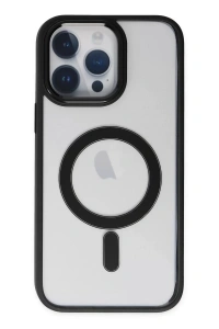 Apple iPhone 14 Pro Kılıf Room Magneticsafe Silikon - Siyah