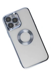 Apple iPhone 14 Pro Kılıf Slot Silikon - Sierra Blue