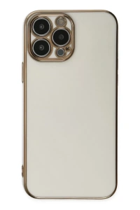 Apple iPhone 14 Pro Kılıf Volet Silikon - Beyaz