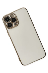 Apple iPhone 14 Pro Kılıf Volet Silikon - Beyaz