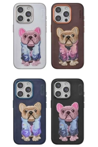 Apple iPhone 14 Pro Max Cute Desenli Kapak - Siyah