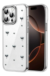 Apple iPhone 14 Pro Max Fiyonk Desenli Kapak - Desen 1