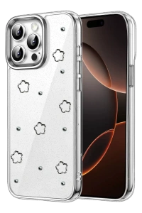 Apple iPhone 14 Pro Max Fiyonk Desenli Kapak - Desen 2