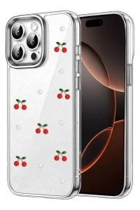 Apple iPhone 14 Pro Max Fiyonk Desenli Kapak - Desen 9