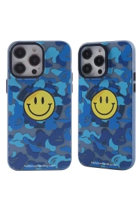 Apple iPhone 14 Pro Max Kılıf Apollo Magneticsafe Desenli Kapak - Apollo Mavi - 1