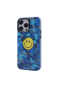 Apple iPhone 14 Pro Max Kılıf Apollo Magneticsafe Desenli Kapak - Apollo Mavi - 1