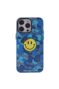 Apple iPhone 14 Pro Max Kılıf Apollo Magneticsafe Desenli Kapak - Apollo Mavi - 1