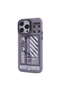 Apple iPhone 14 Pro Max Kılıf Apollo Magneticsafe Desenli Kapak - Apollo Mor - 1