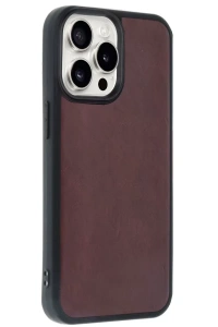 Apple iPhone 14 Pro Max Kılıf Aras Deri Kapak - Bordo