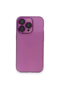 Apple iPhone 14 Pro Max Kılıf Armada Lensli Kapak - Mor